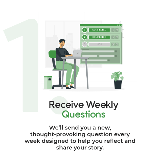 1. Receive Weekly Questions